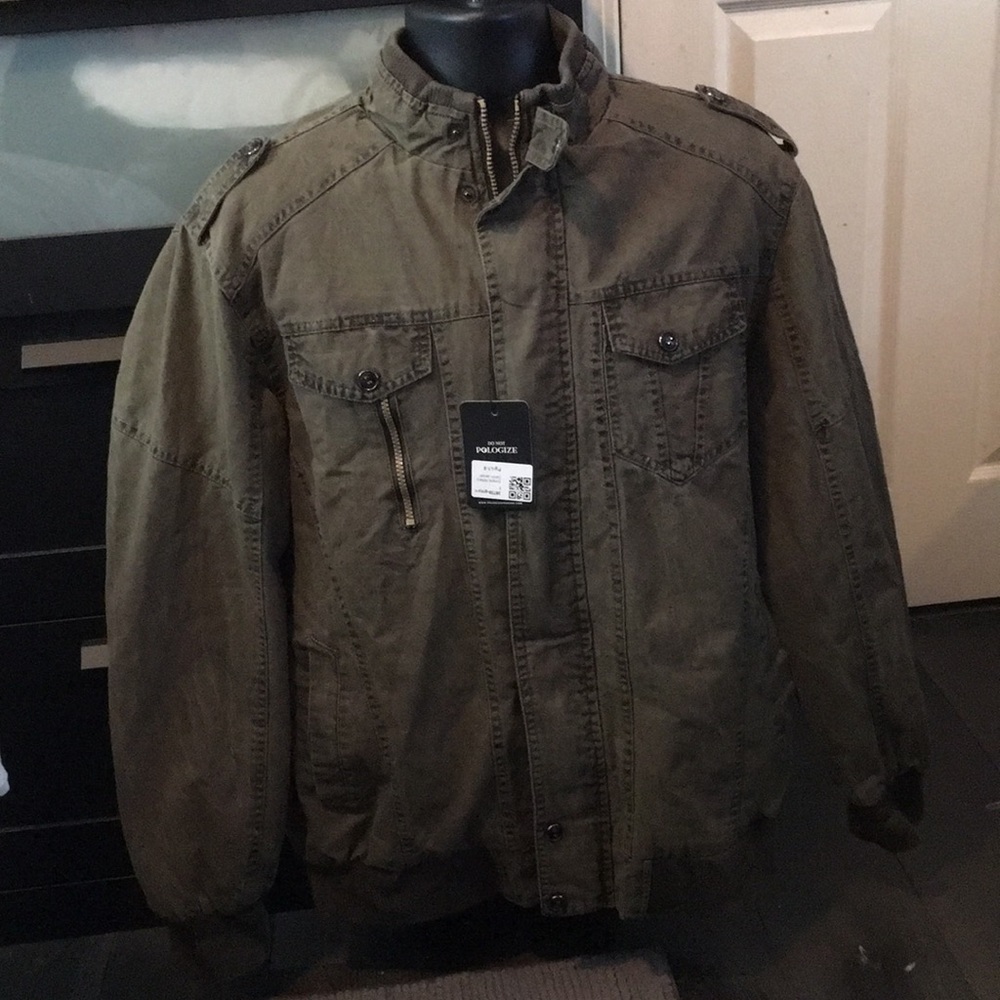 Pologize bomber jacket , brand new